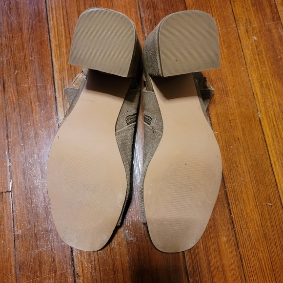 Abound Leather Suede Open Toe Heels - Picture 7 of 10